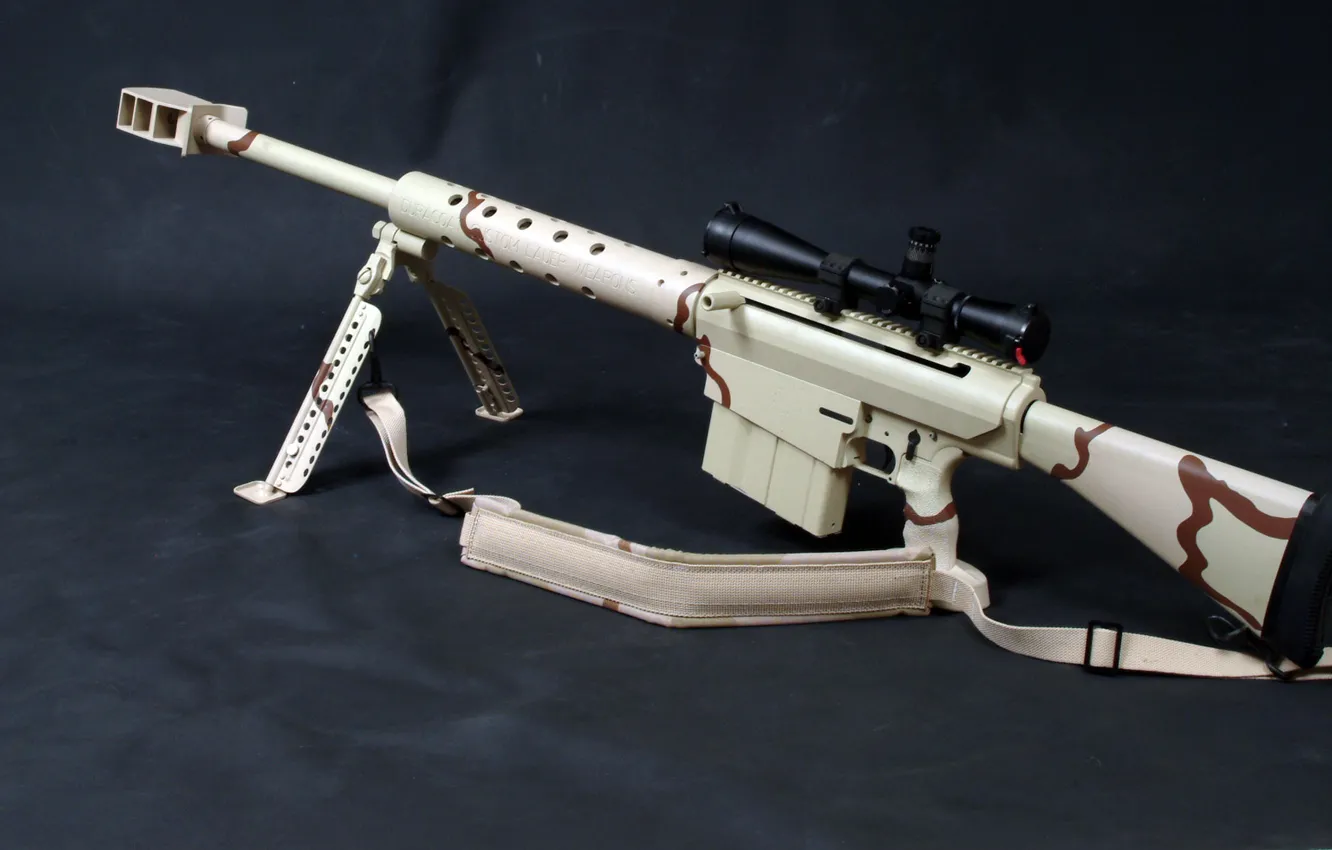 Фото обои Крупно-калиберная снайперская анти-материальная винтовка, Fast Action, .50 BMG Sniper/Anti-Materiel Rifle, Cobb FA50