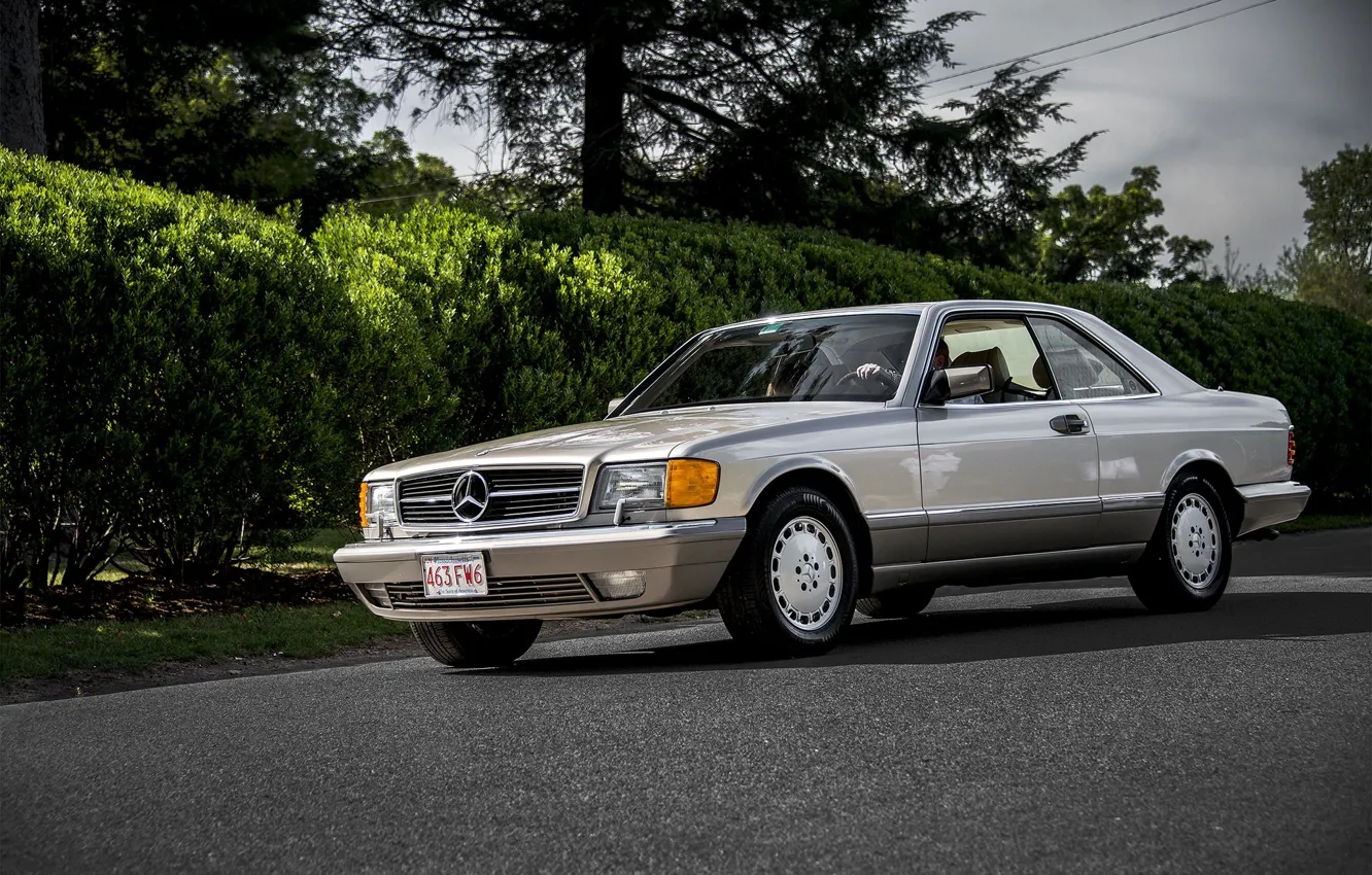 Фото обои Mercedes-Benz, 560 sec, C126