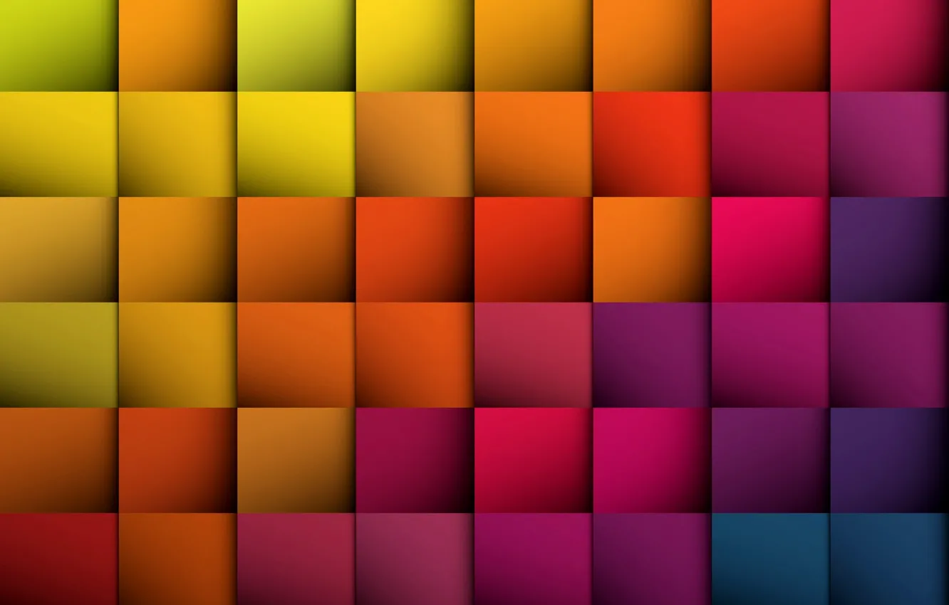 Фото обои абстракция, фон, colors, квадраты, colorful, abstract, background