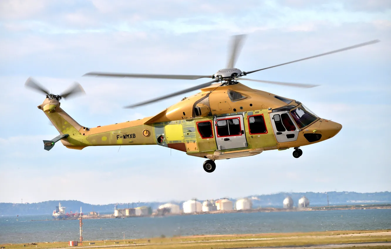 Фото обои вертолет, helicopter, Eurocopter, EC175, первый полет