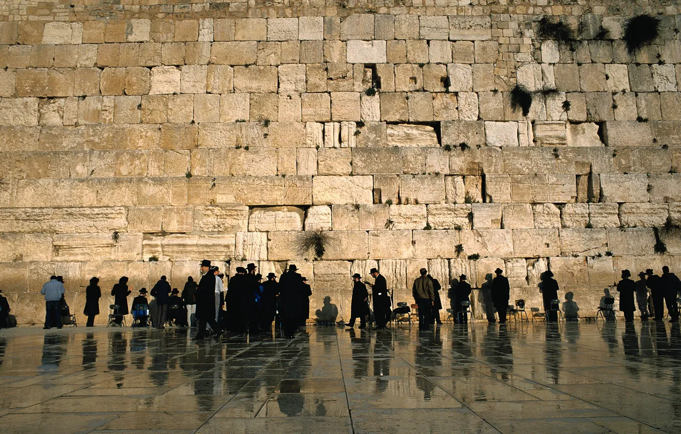 Фото обои стена, Ерусалим, Wailing Wall