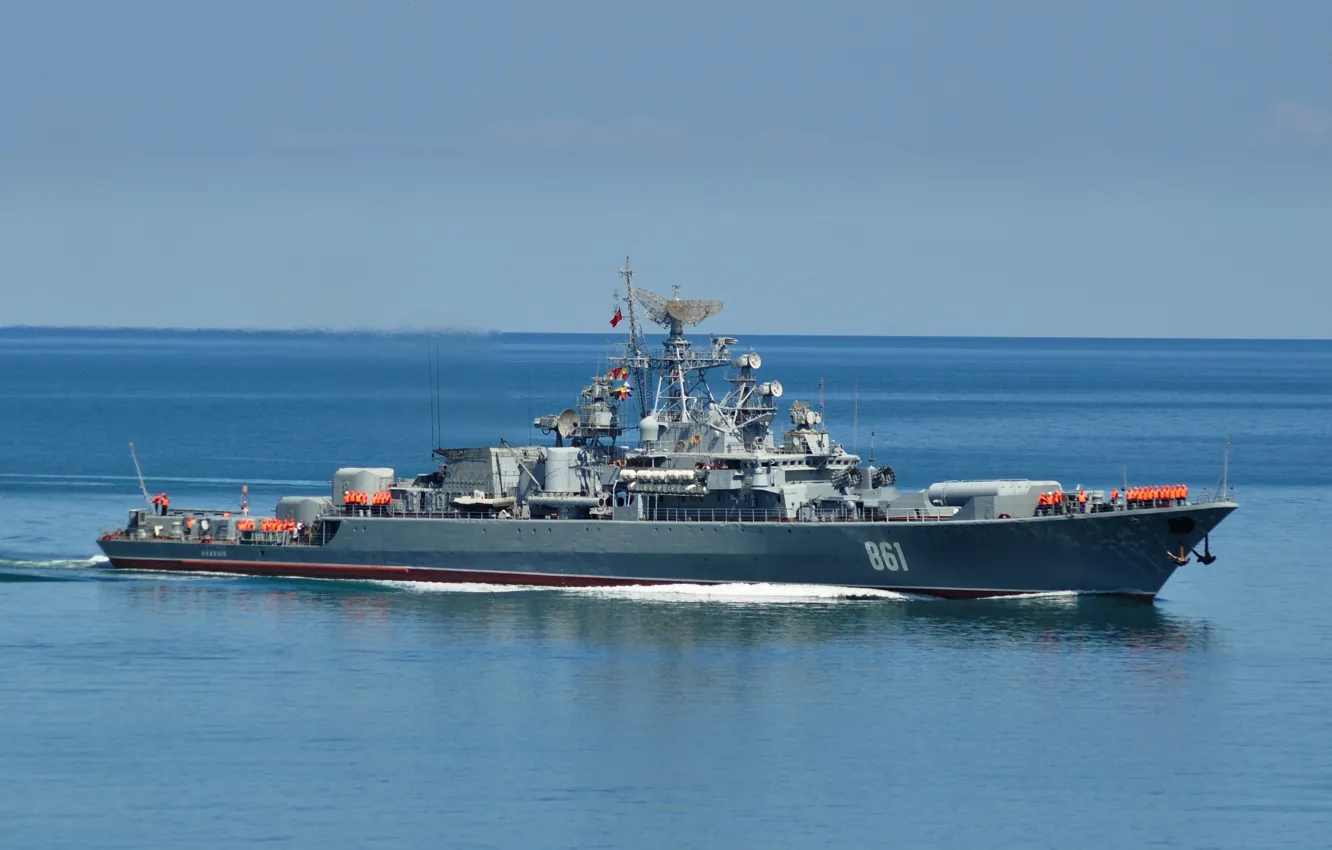 Фото обои ВМФ, Черноморский Флот, сторожевой корабль, &ampquot;Ладный&ampquot;, 1135 проект