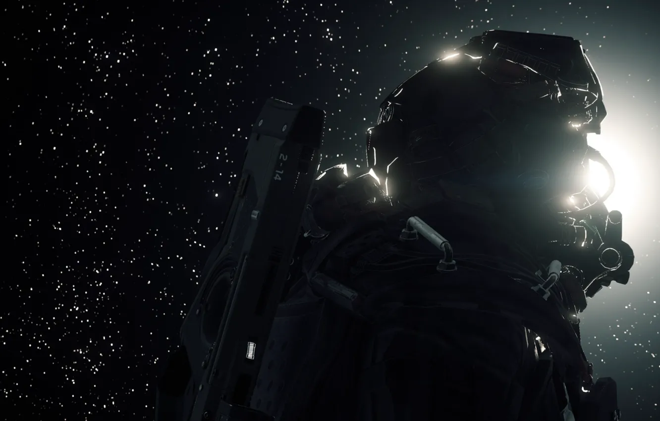 Фото обои шлем, Star Citizen, Spaceman