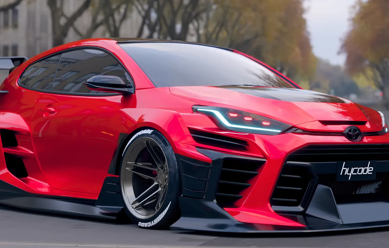 Фото обои car, Toyota, vehicle, red cars