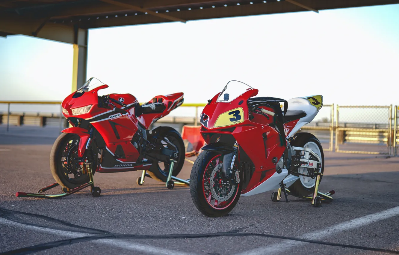 Фото обои Red, Motocycles, CBR600RR-R