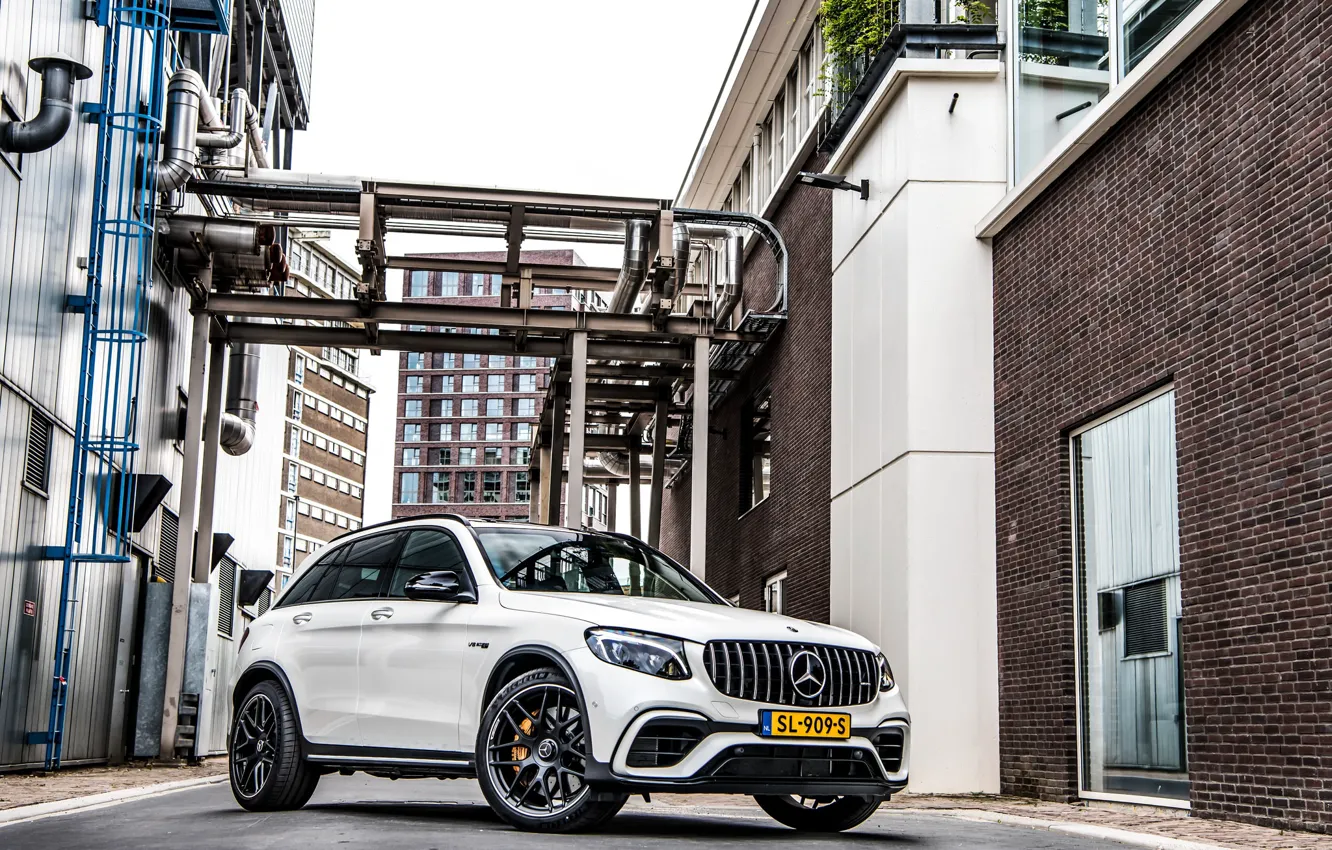 Фото обои Mercedes, AMG, White, GLC63