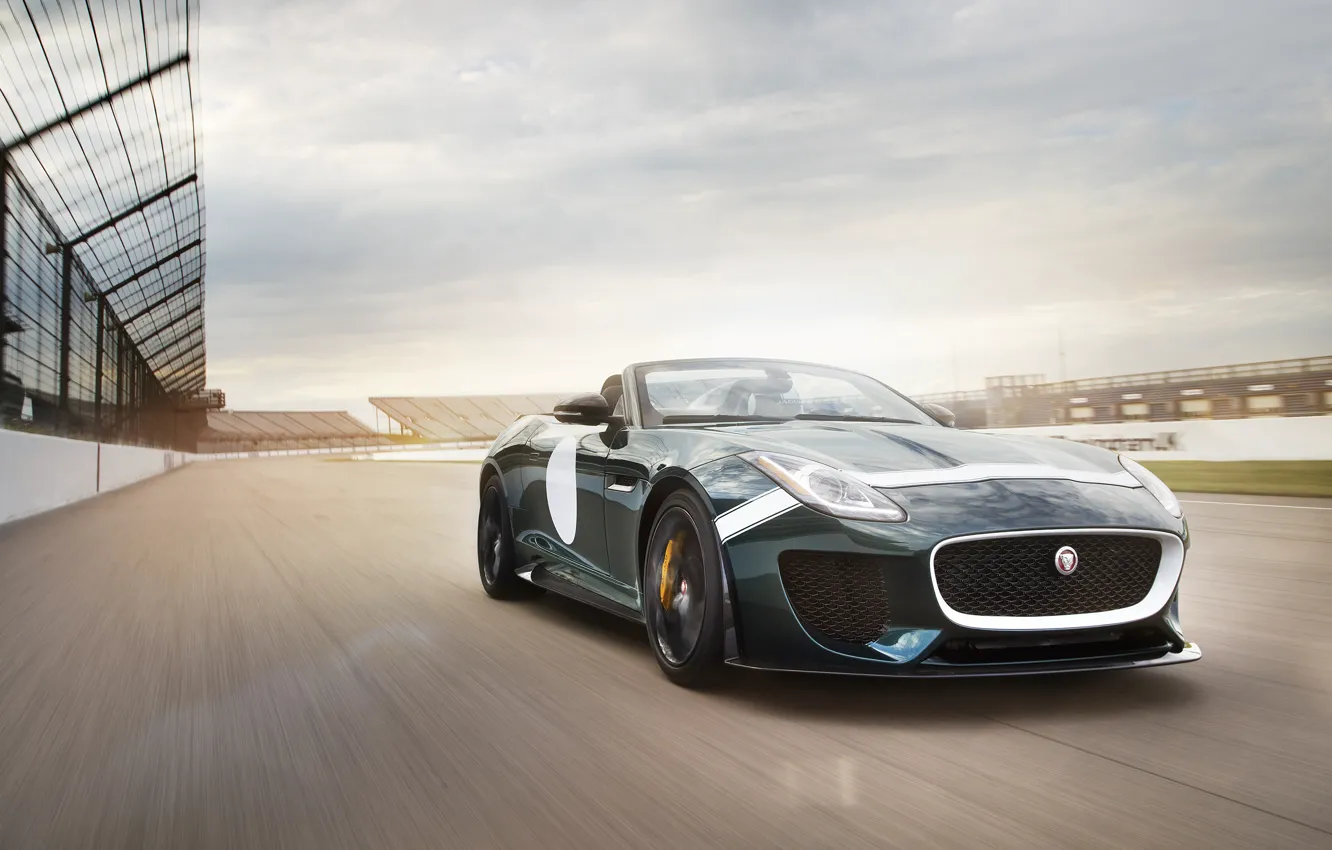 Фото обои Jaguar, F-Type, Project 7, 2015