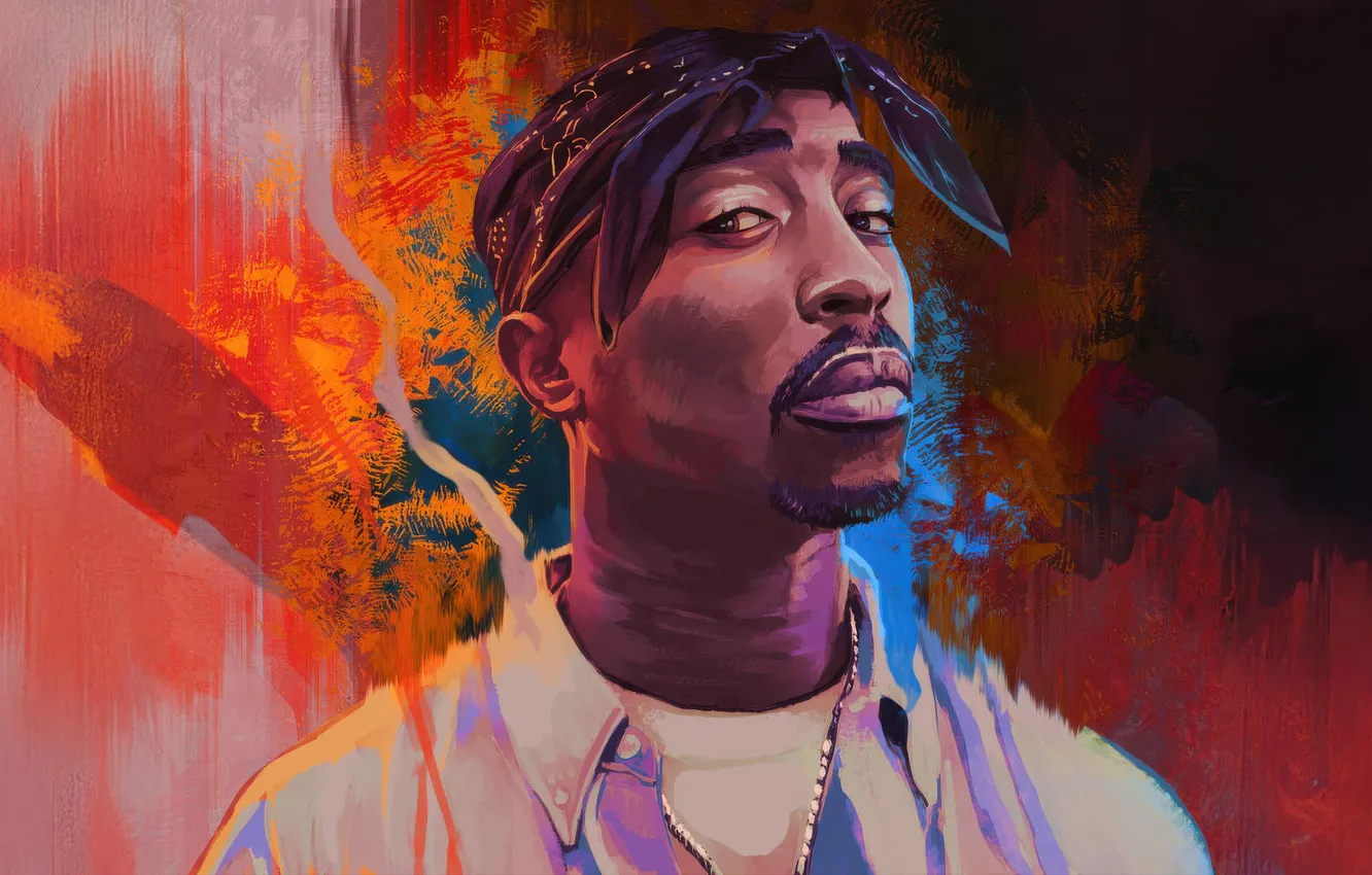 Фото обои music, singer, rapper, legend, 2pac