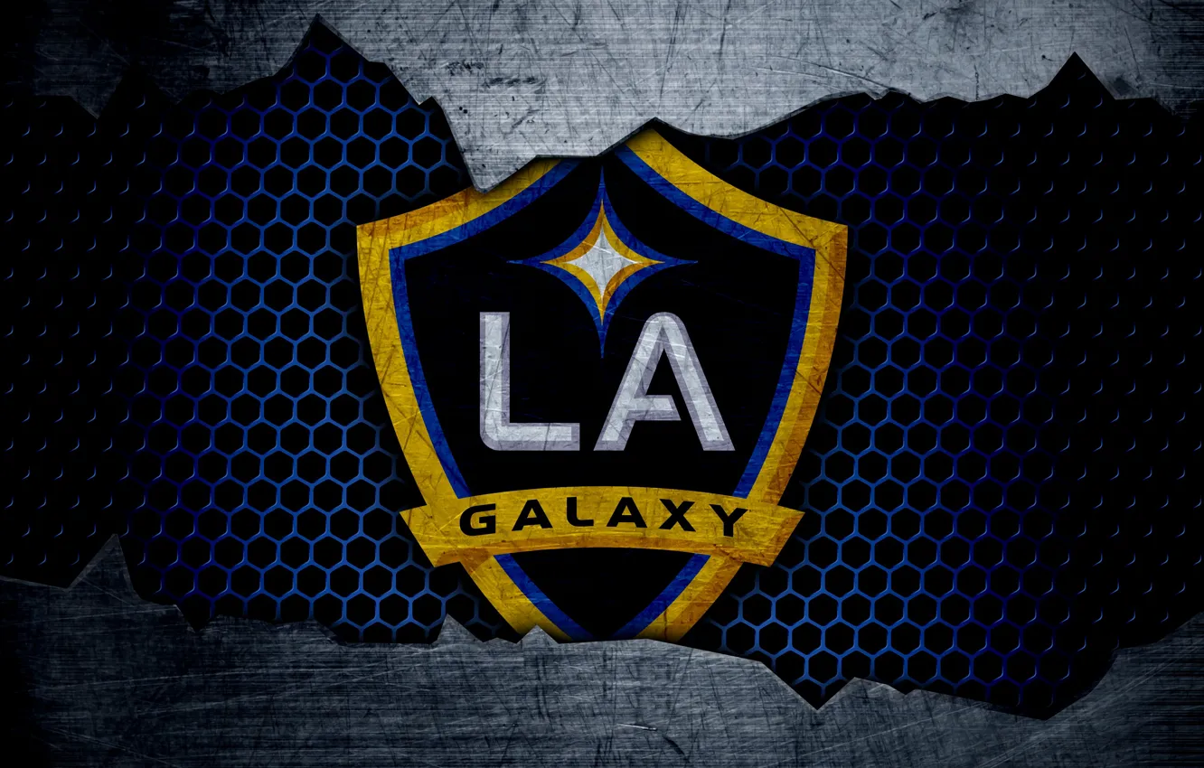 Фото обои wallpaper, sport, logo, football, Los Angeles Galaxy