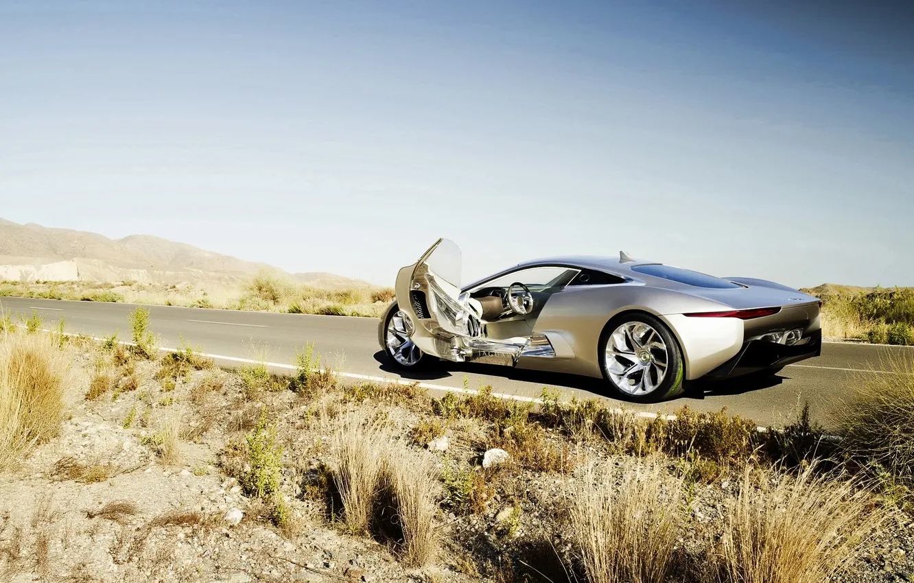 Фото обои auto, Jaguar C-X75 Concept
