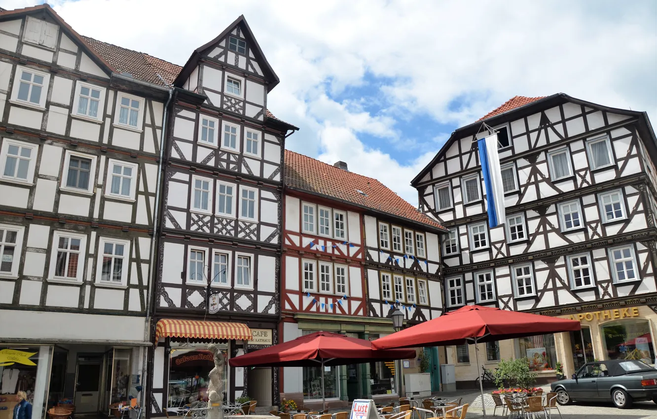 Фото обои Германия, Germany, town, Eschwege, Эшвеге
