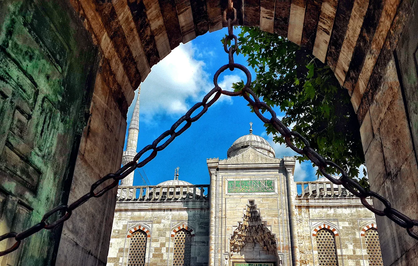 Фото обои sky, turkey, mosque, ıstanbul, ayasofya