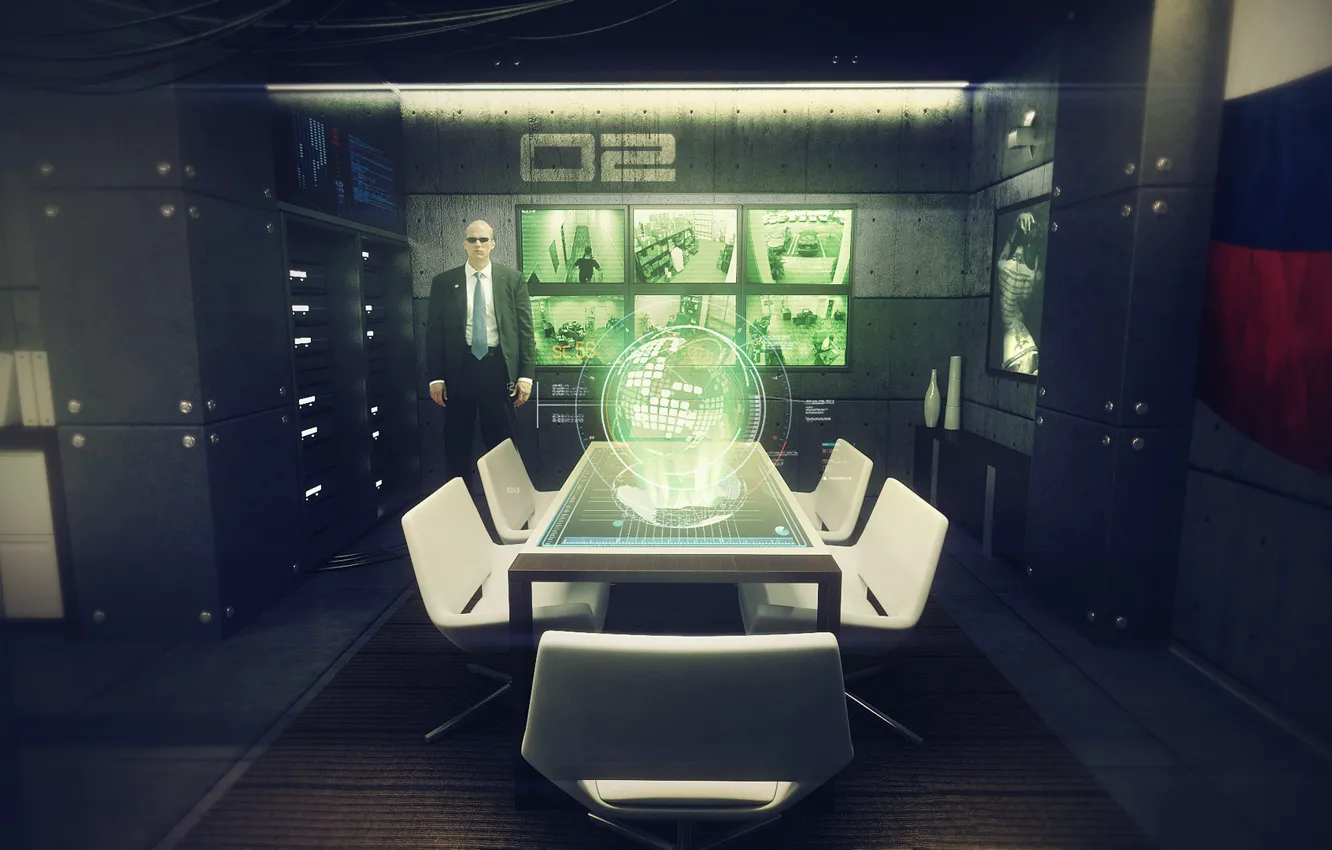 Фото обои шары, помещение, Underground VIP safe house concept