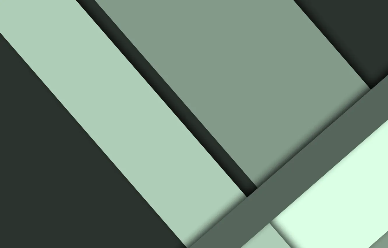 Фото обои линии, зеленый, геометрия, design, color, material, flat