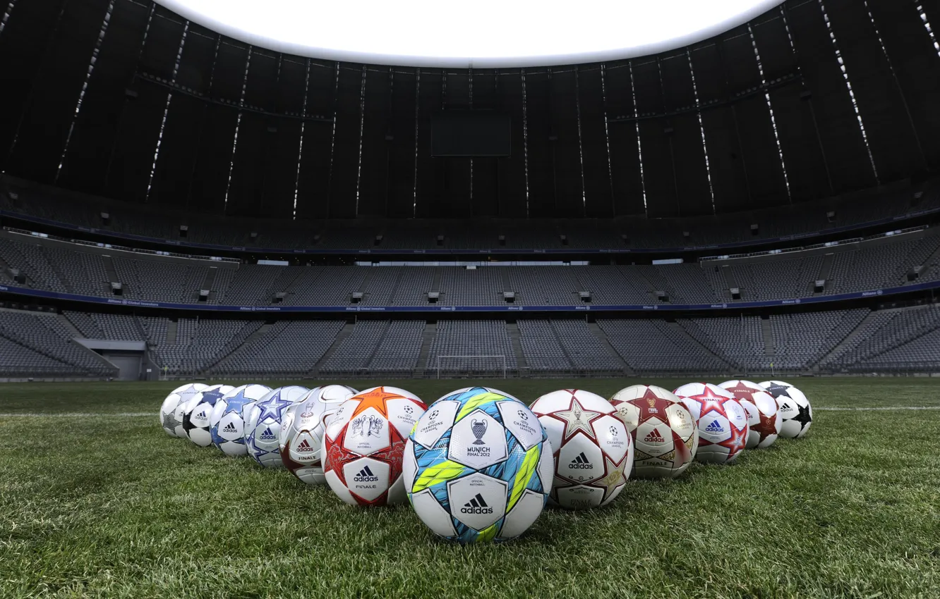 Фото обои футбол, мяч, football, ball, munich, wital, альянс арена