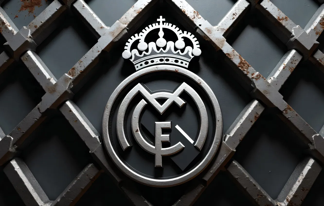 Фото обои Logo, Club, Soccer, Hala Madrid, Emblem, Real Madrid CF, Badge, RealMadrid