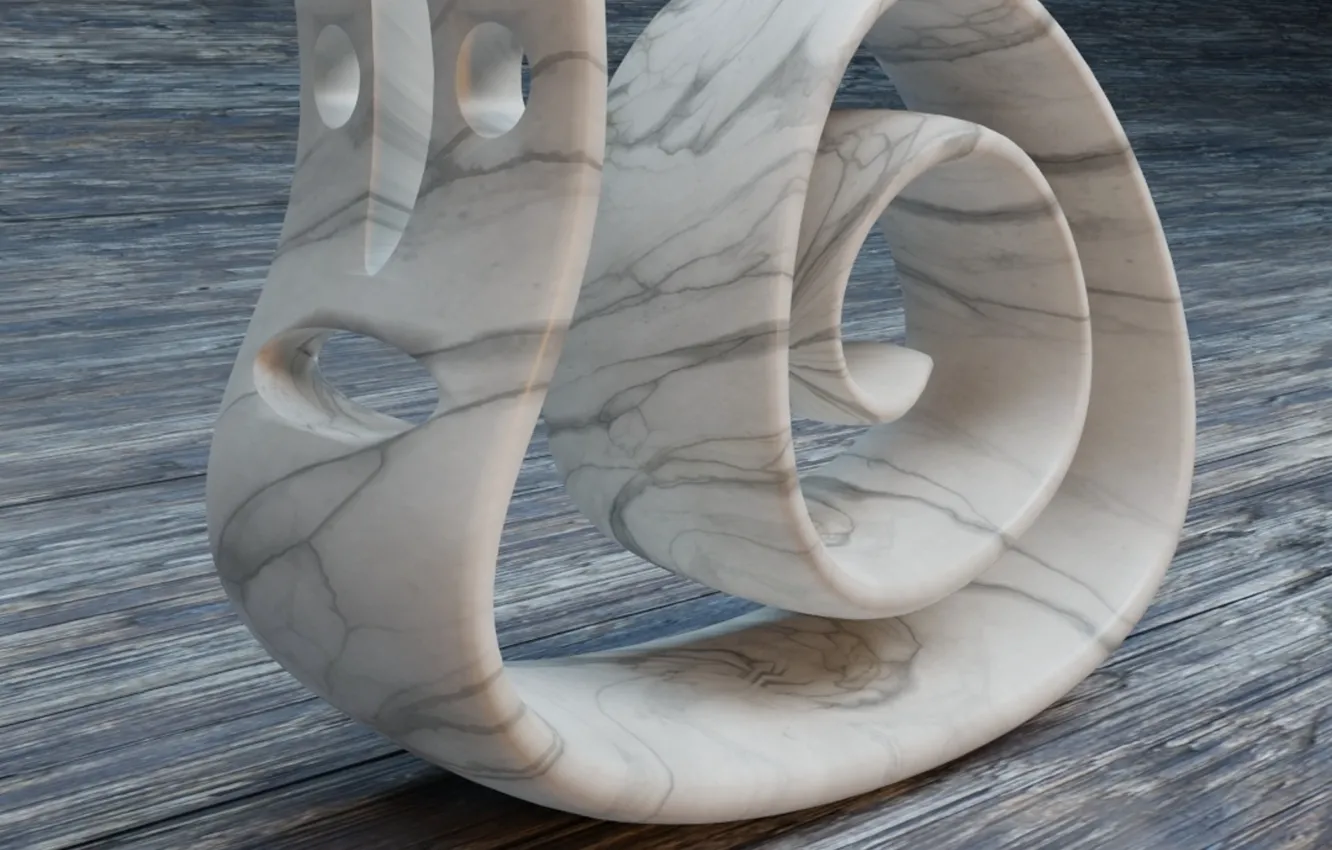 Фото обои улитка, ручка, подставка, рендер, AlexStormND