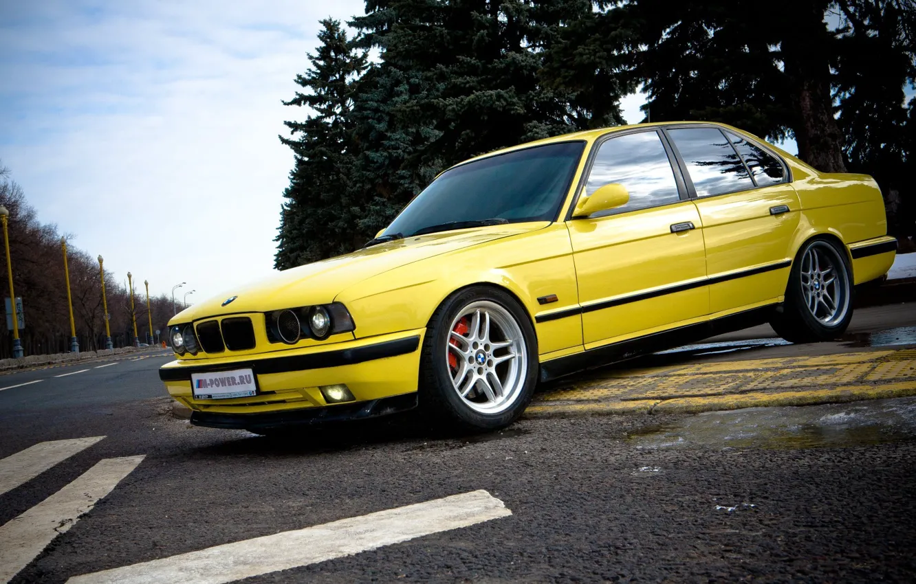 Фото обои BMW, E34, 5ER, BMW5