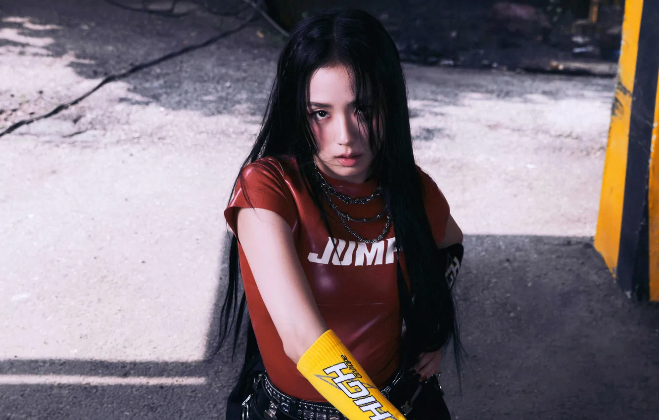 Фото обои Jisoo, K-Pop singer, JUMP