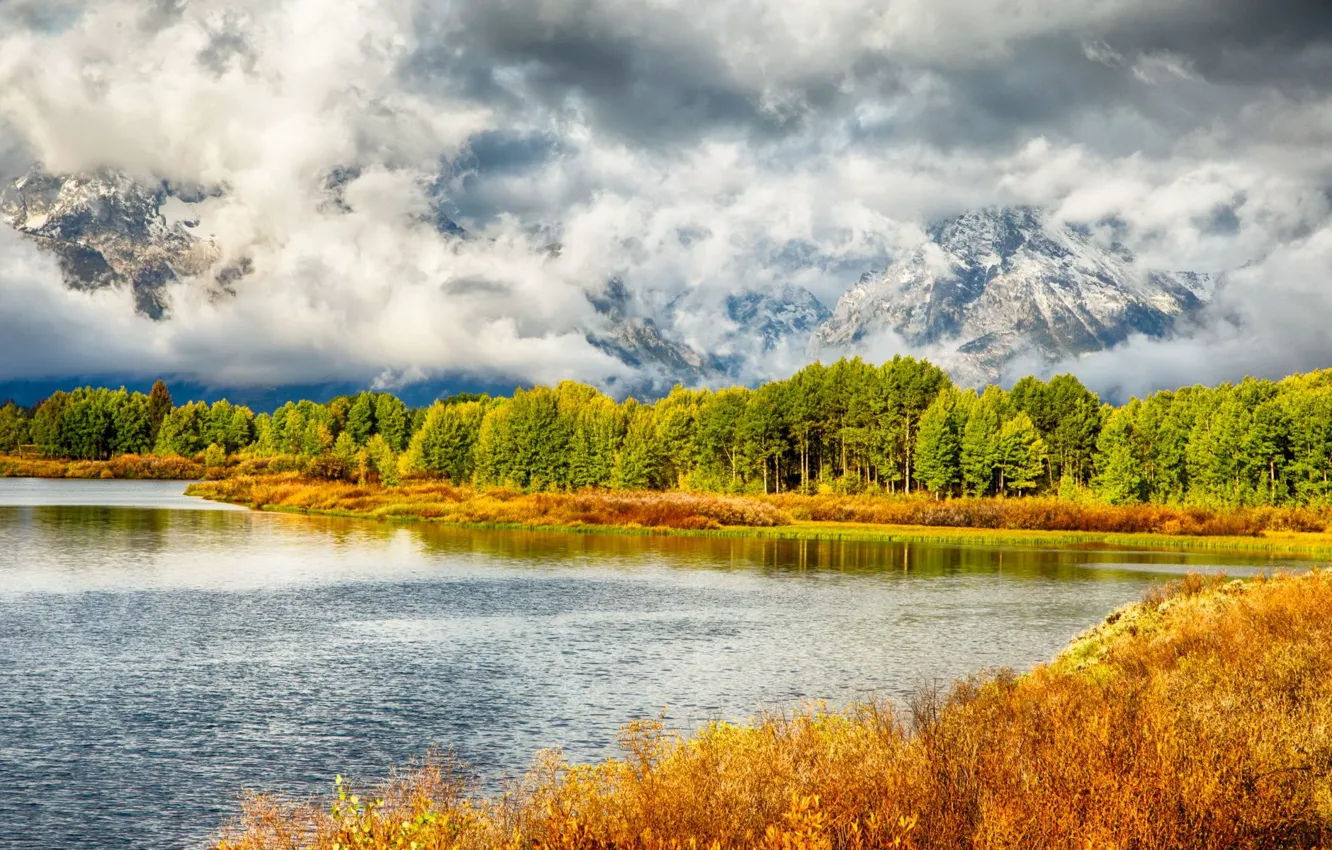 Фото обои United States, Wyoming, Grand Teton National Park, Moran