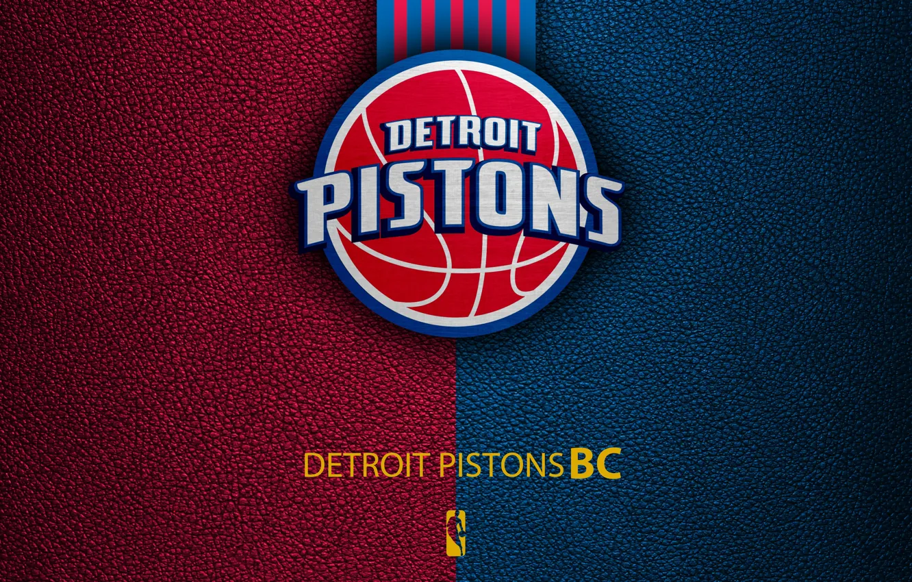 Фото обои wallpaper, sport, logo, basketball, NBA, Detroit Pistons