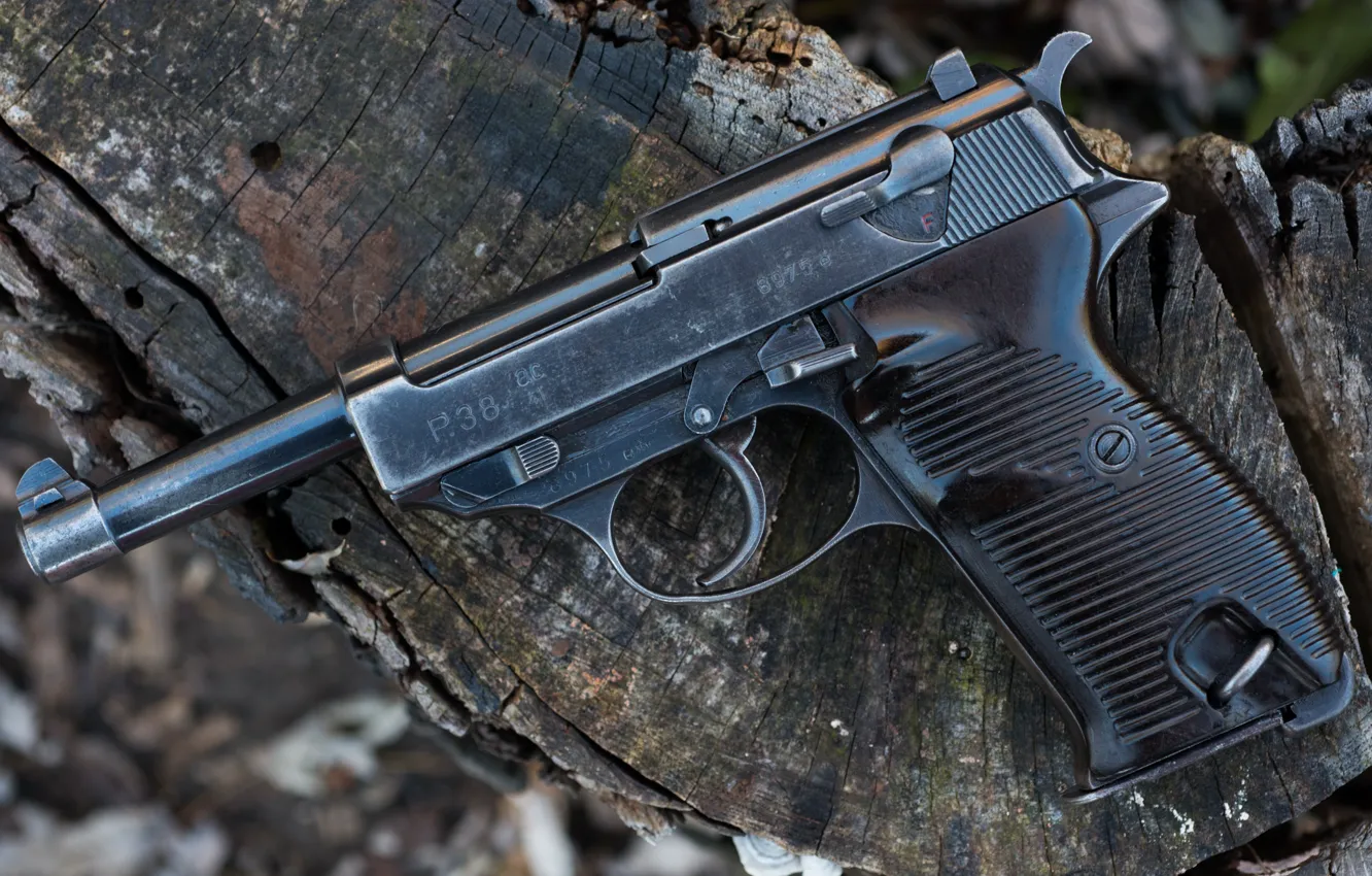 Фото обои пистолет, Walther, P38, AC41
