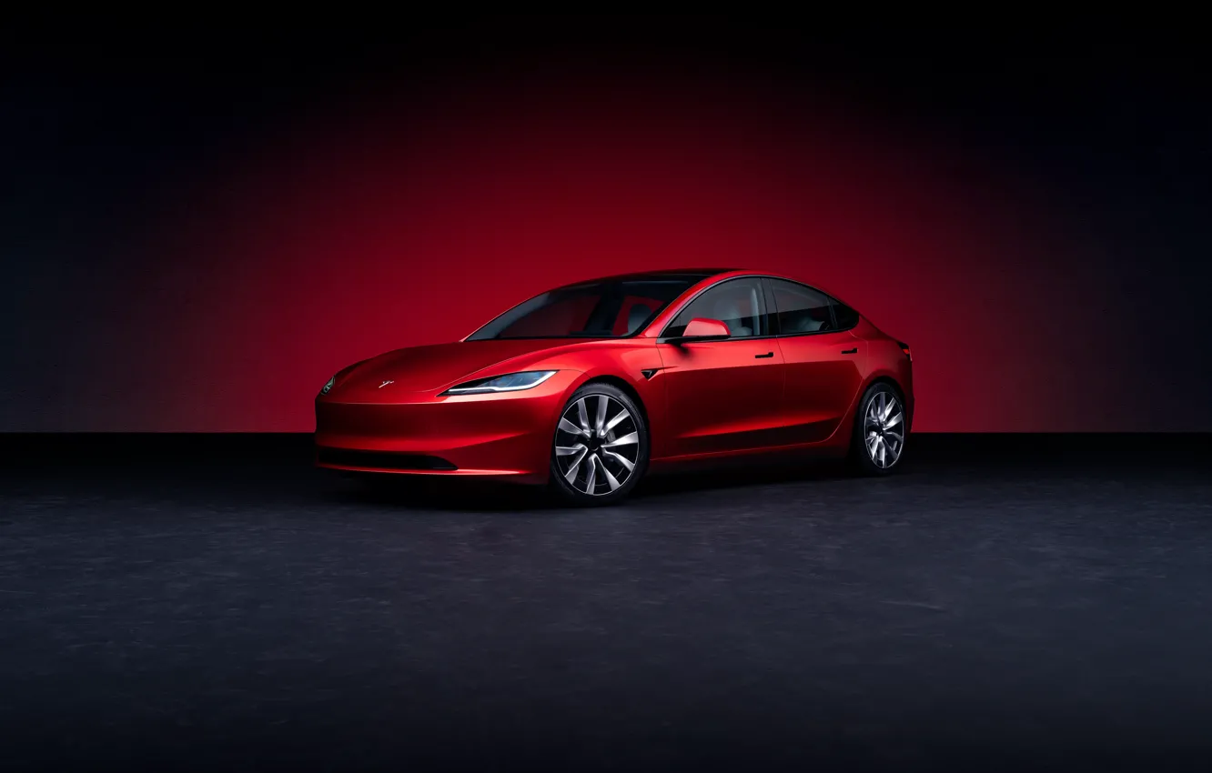 Фото обои tesla, electric vehicle, model 3