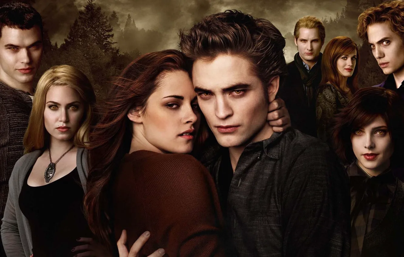 Фото обои семья, вампиры, Сумерки, The Twilight