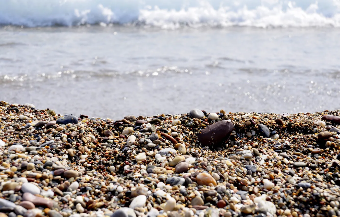 Фото обои море, пляж, камни