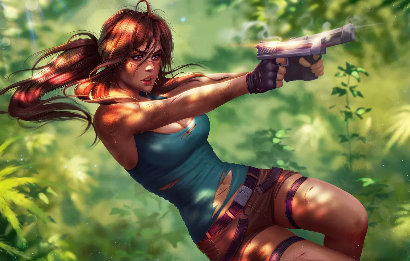 Фото обои lara croft, ultimate, raider