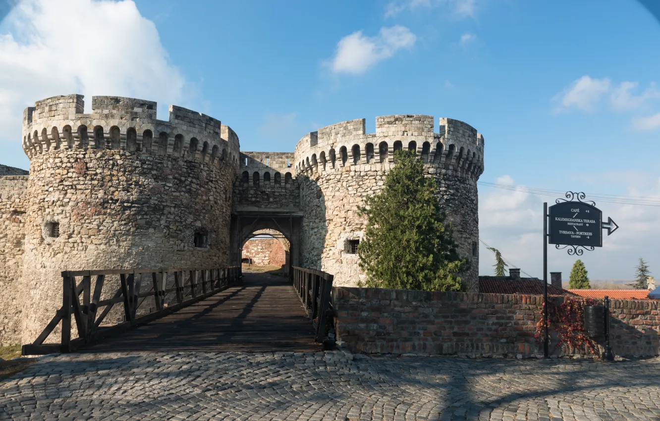 Фото обои Сербия, Serbia, Belgrad, Белград, Belgrade Fortress, Белградская крепость, Kalemegdan Fortress