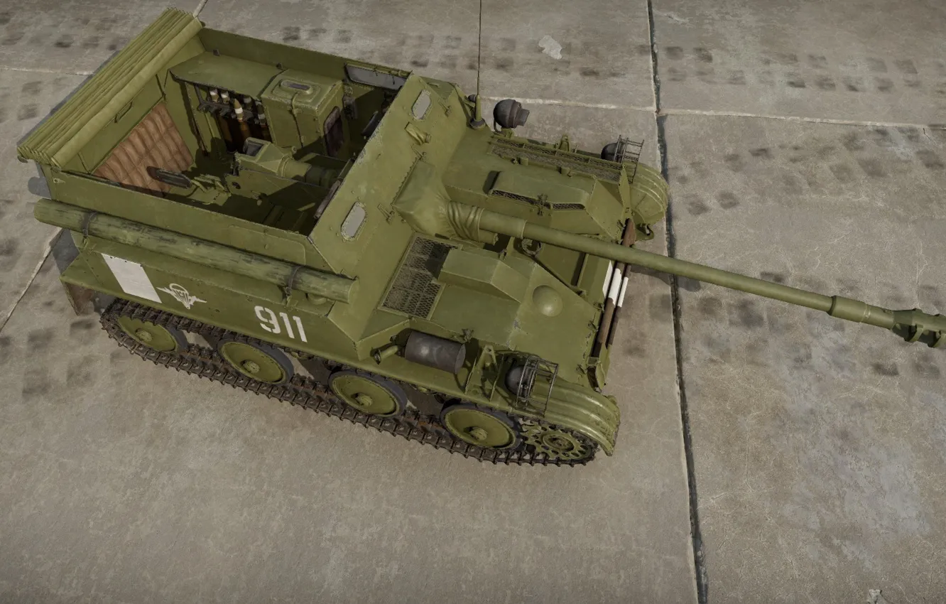 Фото обои СССР, Самоходная артиллерийская установка, АСУ-57, Авиадесантная