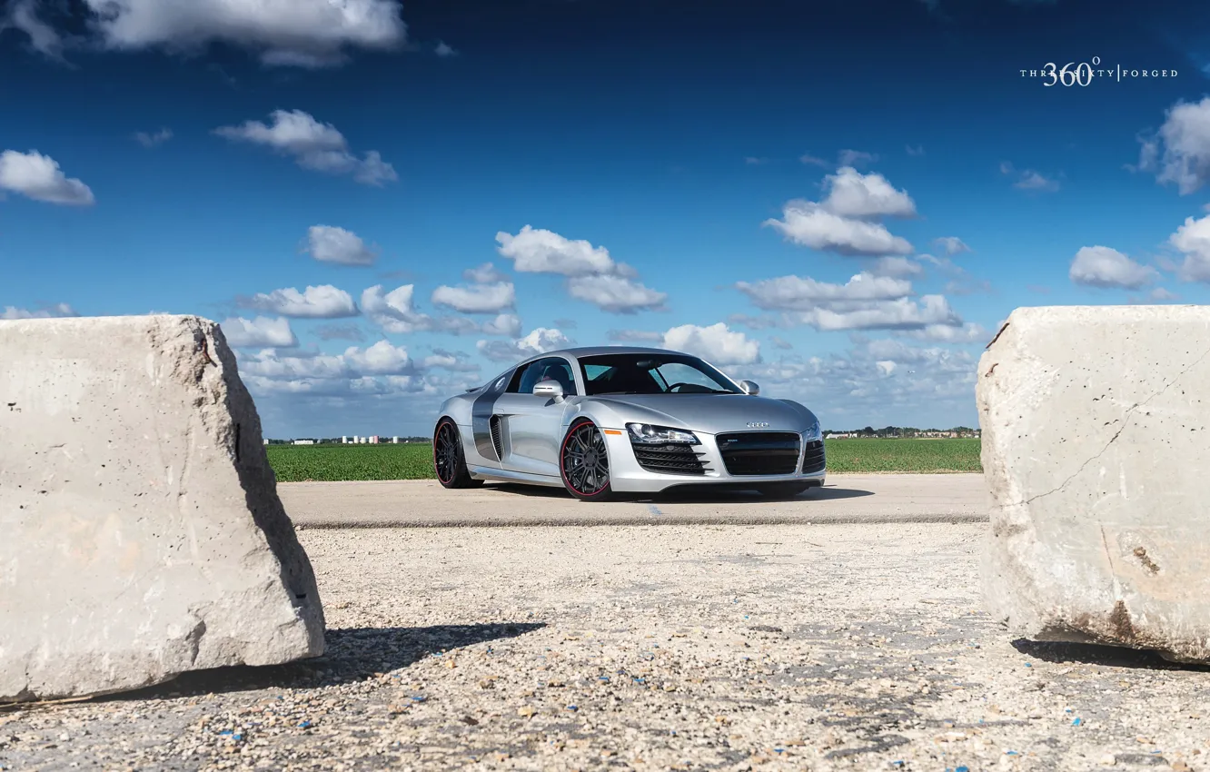 Фото обои ауди, Audi R8, 360forged