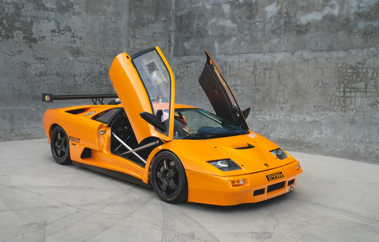 Фото обои Lamborghini, Diablo, lambo door, Lamborghini Diablo GT2