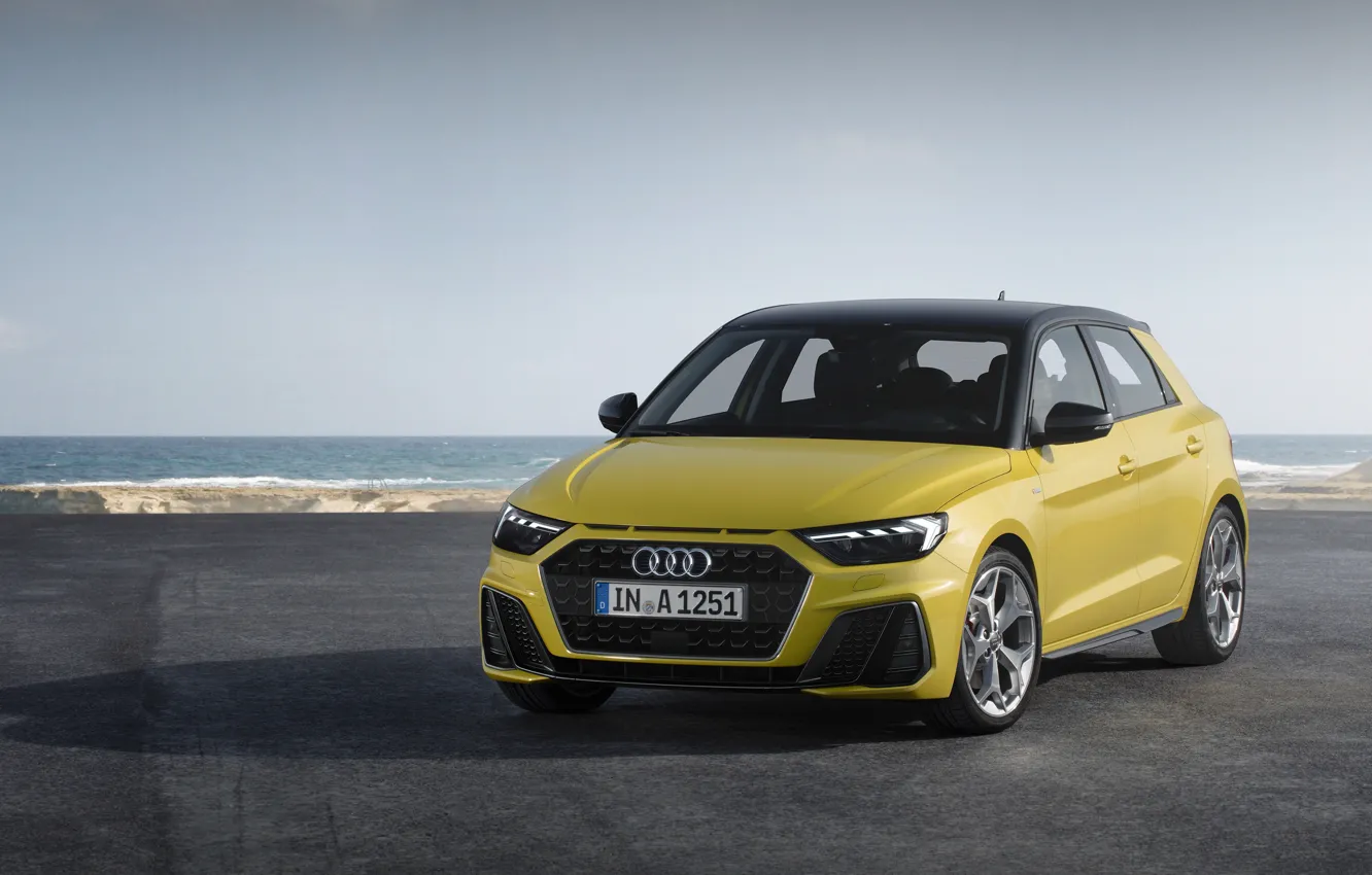 Фото обои 2018, Sportback, S-Line, Audi A1, 40 TFSI