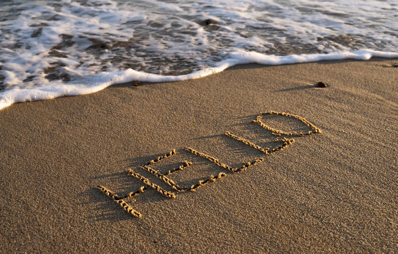 Фото обои песок, море, пляж, лето, summer, beach, sea, sand