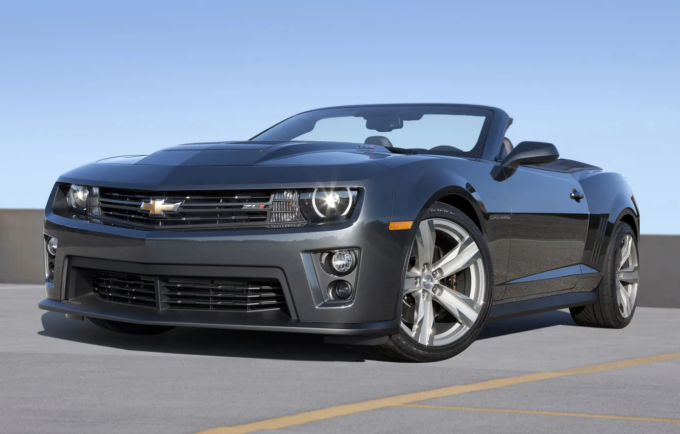 Фото обои Chevrolet, Camaro, родстер, кабриолет, шевроле, Convertible, ZL1, (V)