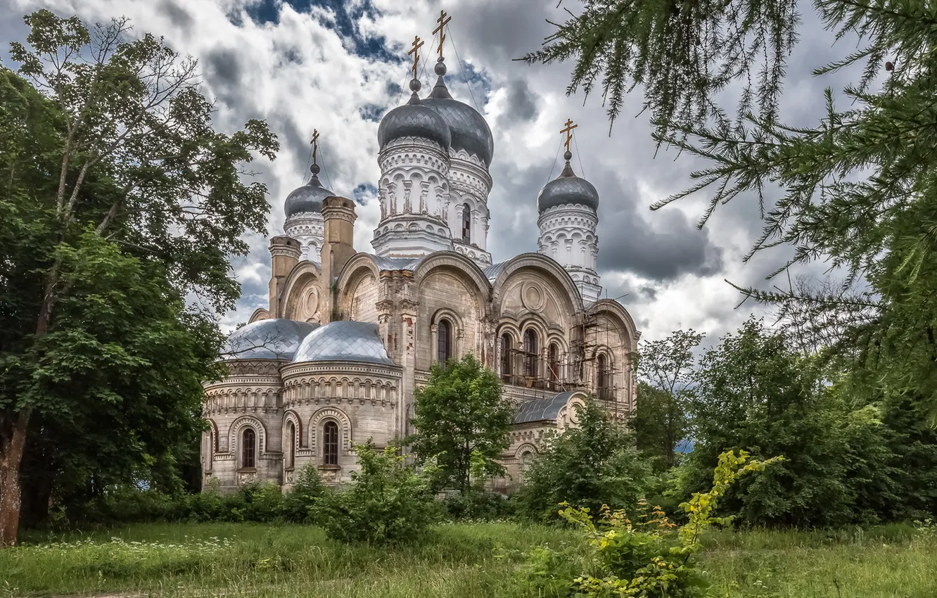 Фото обои церковь, Успенский собор, духовность