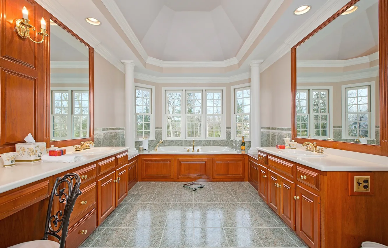 Фото обои комната, интерьер, ванная