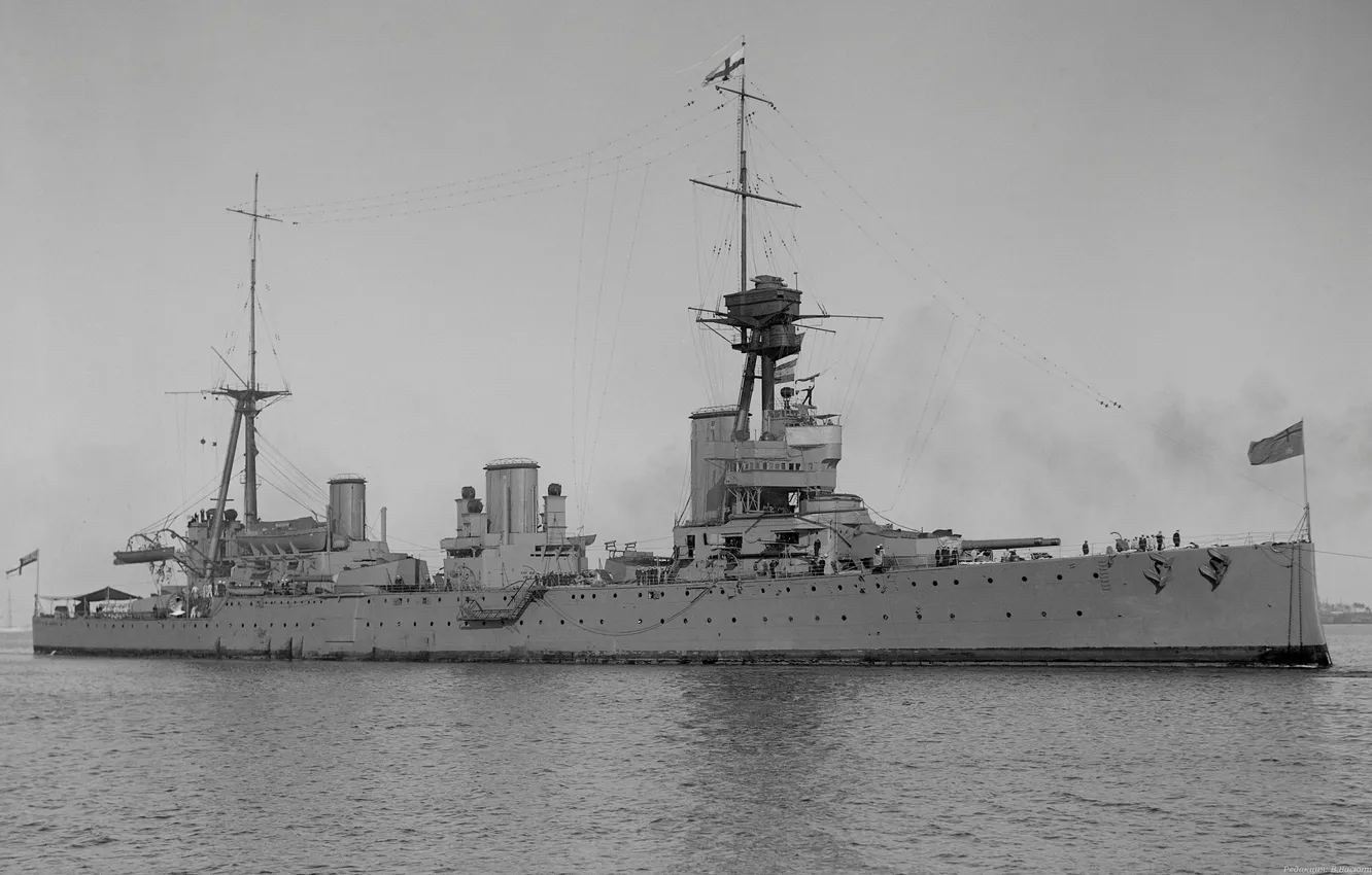 Фото обои крейсер, на рейде, HMAS Australia