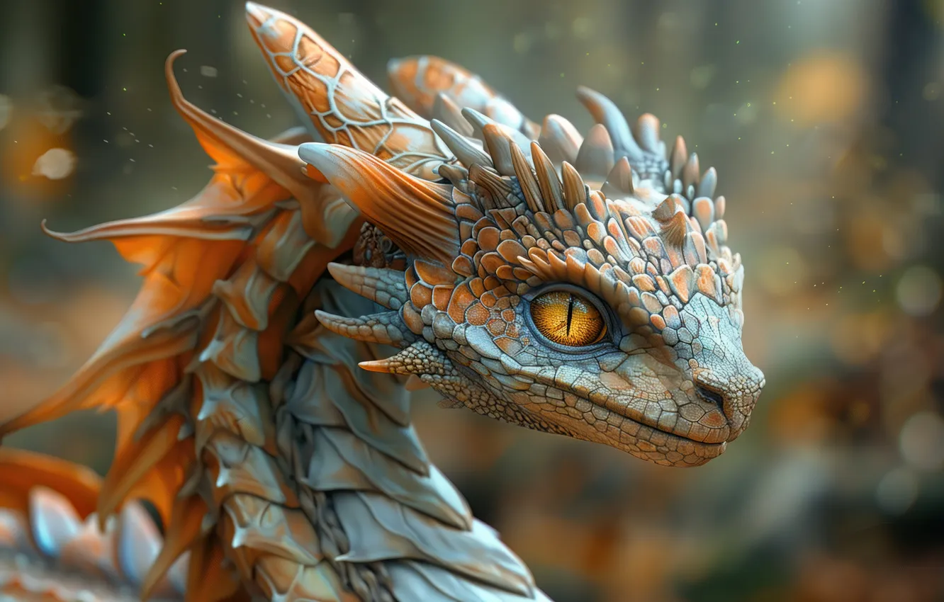 Фото обои fantasy, art, dragon