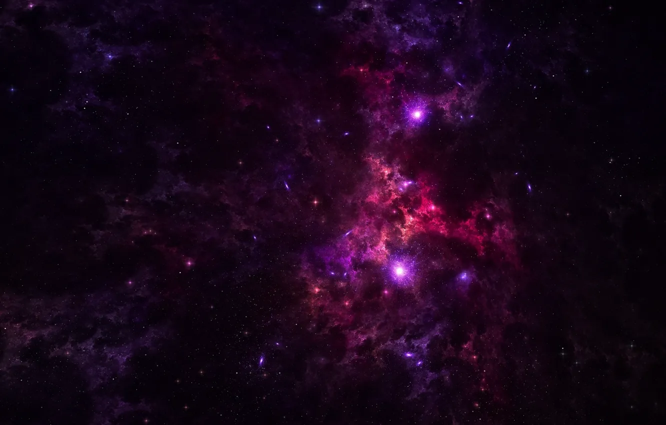 Фото обои космос, туманность, звёзды, бездна, nebula
