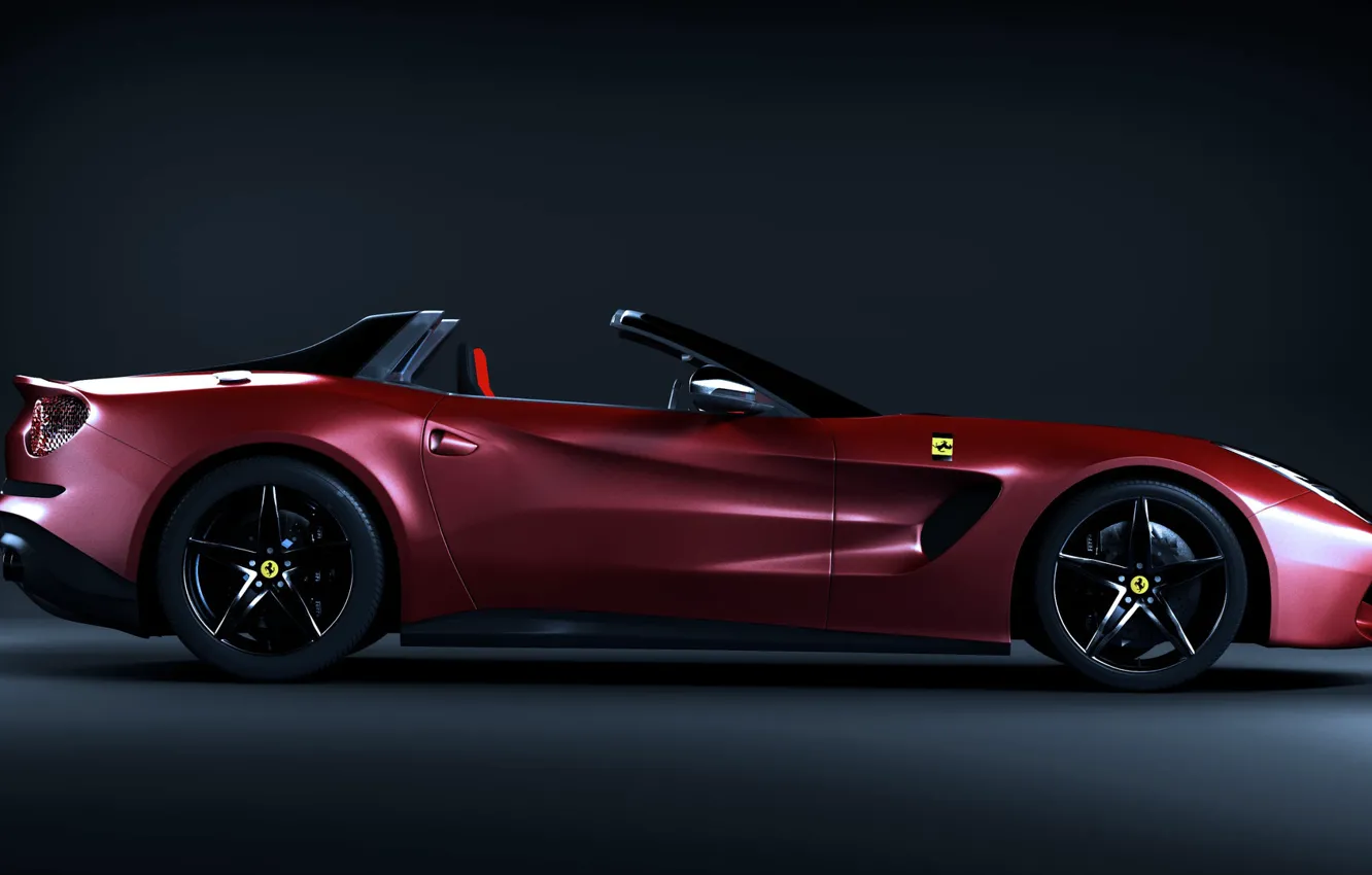 Фото обои дизайн, автомобиль, La Rouge Ferrari Auto