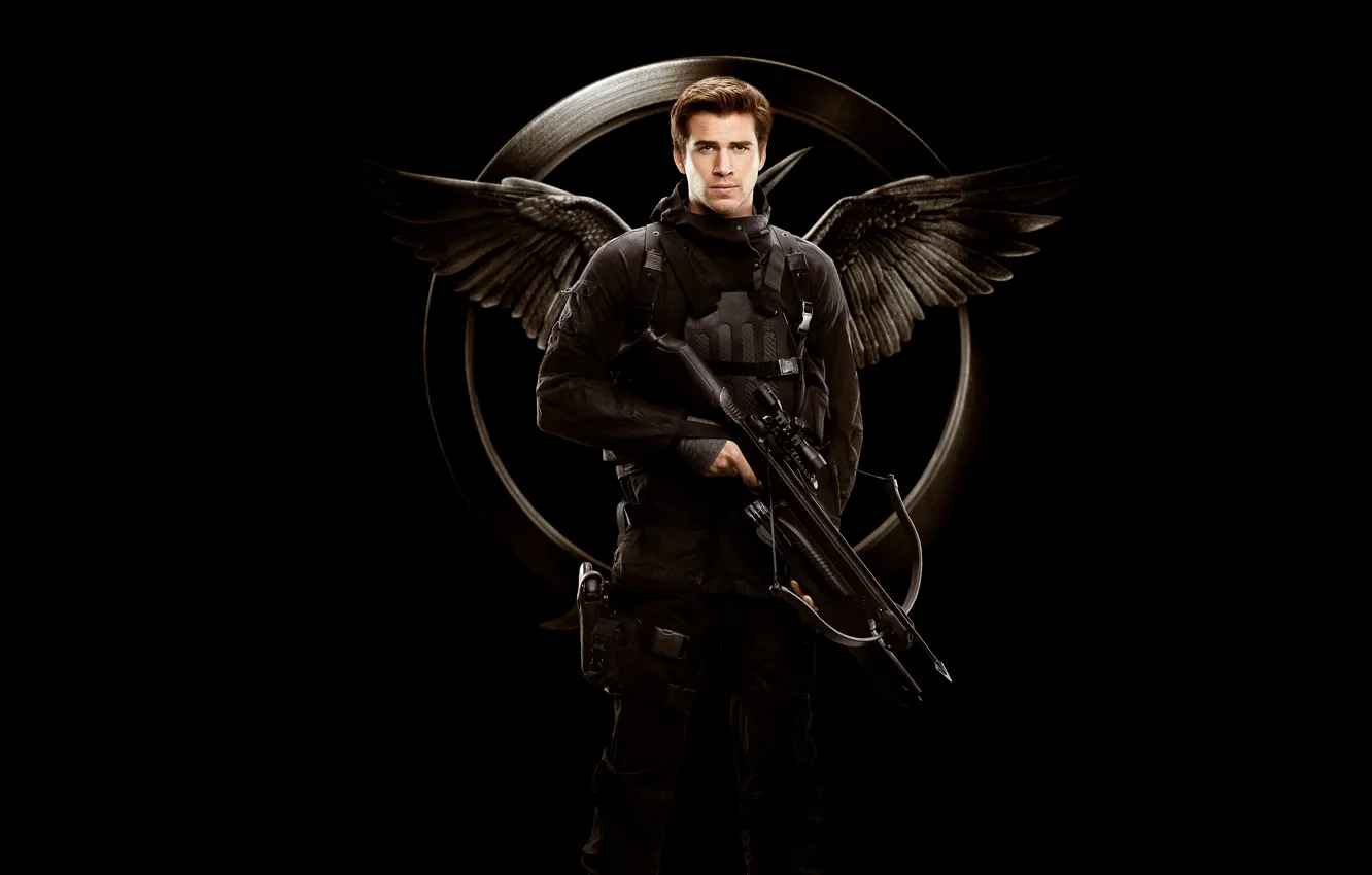 Фото обои промо, Part 1, The Hunger Games:Mockingjay, Liam Hemsworth, Голодные игры:Сойка-пересмешница, часть первая, Gale Hawthorne