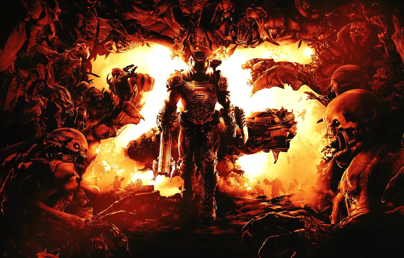 Фото обои game, Bethesda Softworks, id Software, Doom eternal
