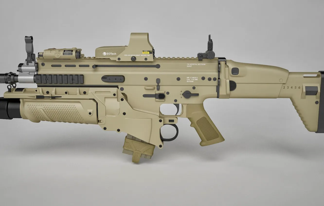 Фото обои gun, weapon, rifle, assault rifle, FN Scar, ordnance, FN Herstal Belgium, cal 7.62