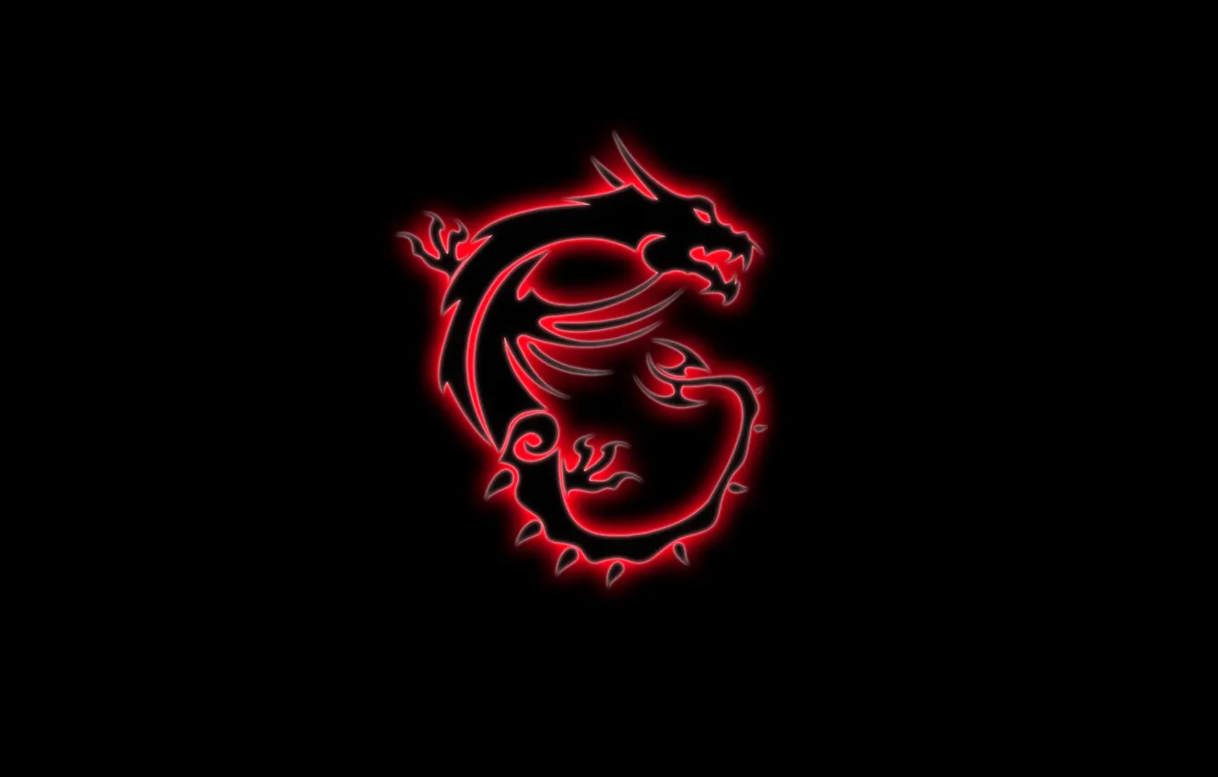 Фото обои red, game, black, dragon, gaming, MSI, red dragon, micro star international