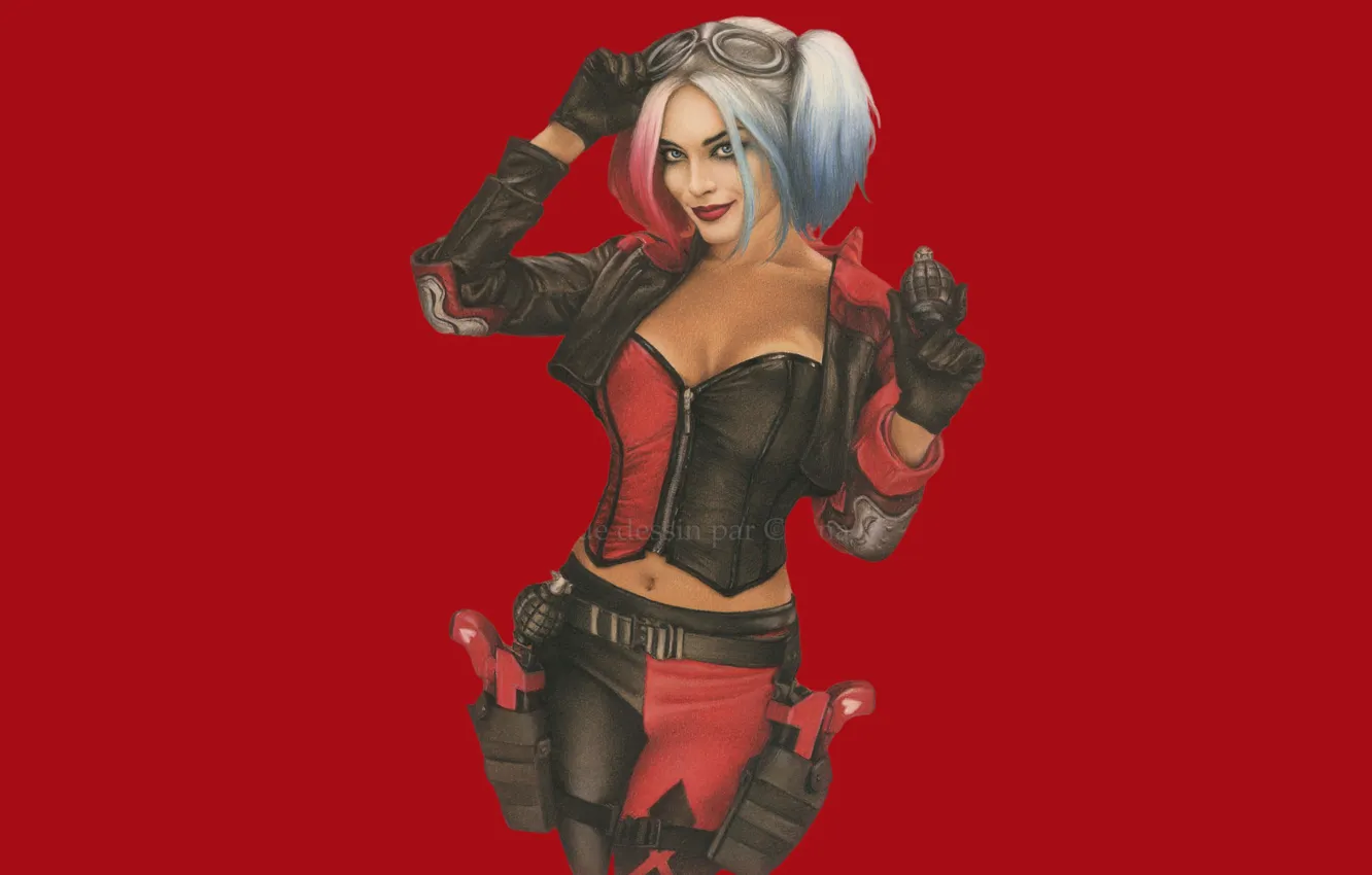 Фото обои Харли Квинн, DC Comics, Harley Quinn, Харли Куинн, Celina Kircher