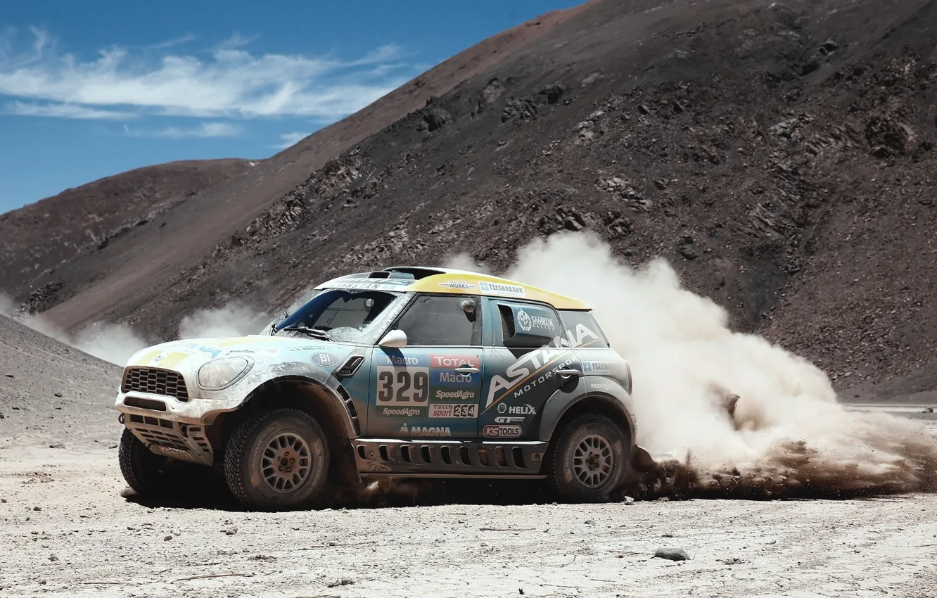 Фото обои MINI ALL4 Racing, Dakar 2015, X-Raid Team