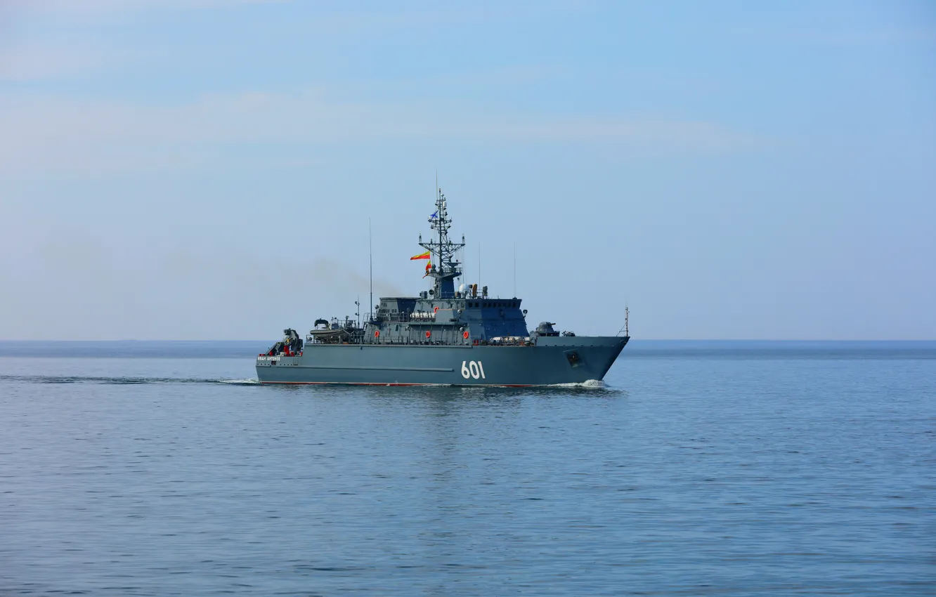 Фото обои корабль, Иван Антонов, противоминный